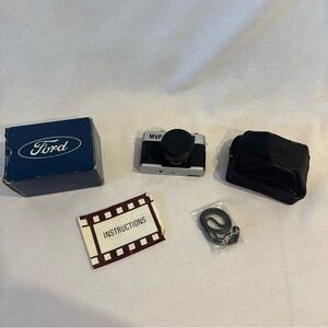 FORD Collectors MVP Promo Advertising 35MM Film Camera with Case - NEW IN BOX